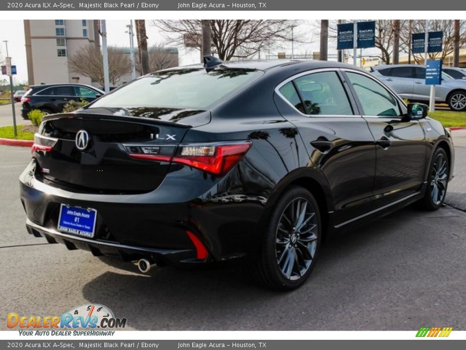 2020 Acura ILX A-Spec Majestic Black Pearl / Ebony Photo #6