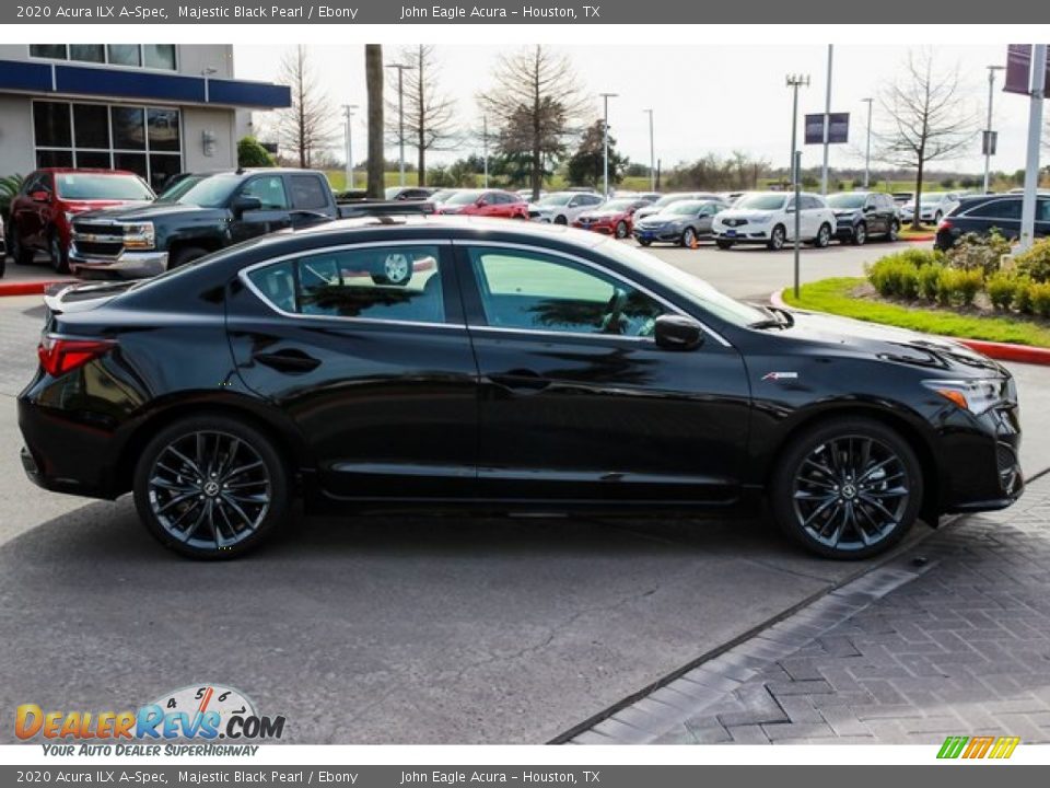 2020 Acura ILX A-Spec Majestic Black Pearl / Ebony Photo #7