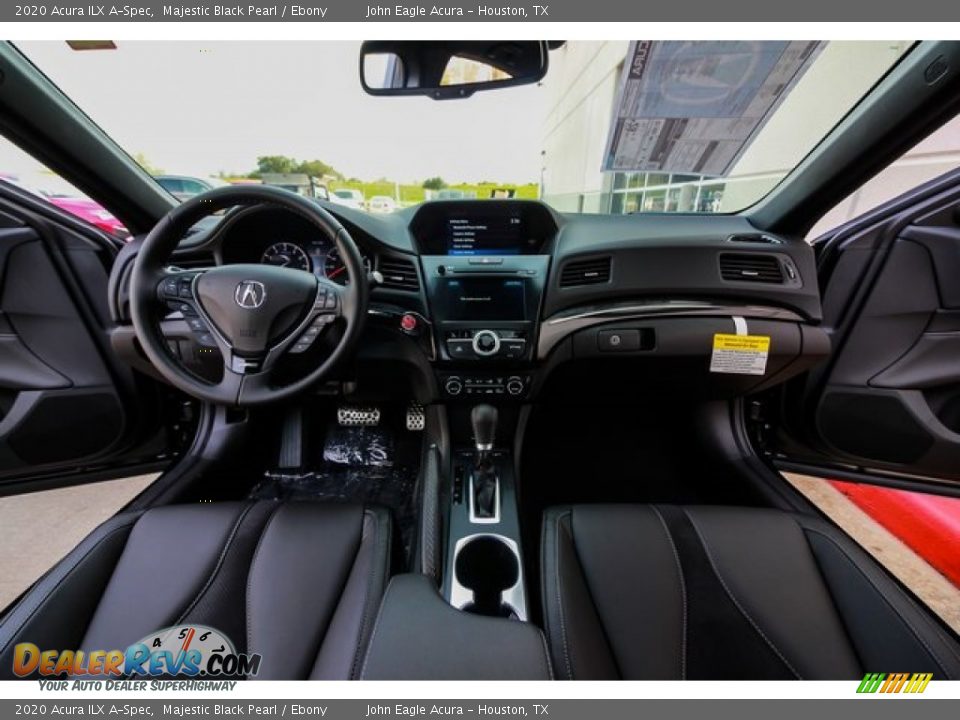 2020 Acura ILX A-Spec Majestic Black Pearl / Ebony Photo #8