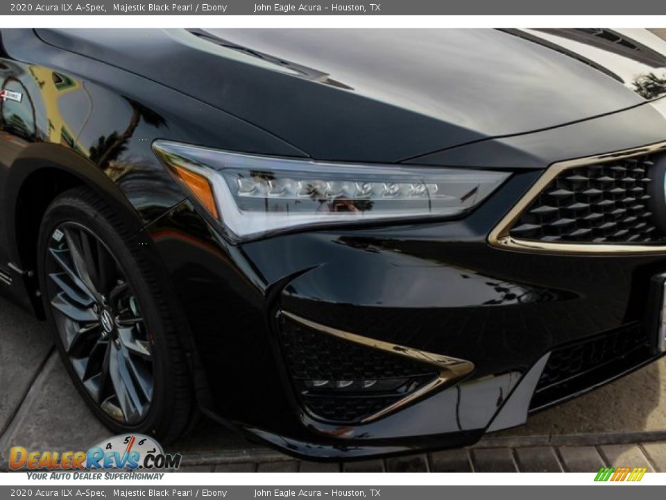 2020 Acura ILX A-Spec Majestic Black Pearl / Ebony Photo #9