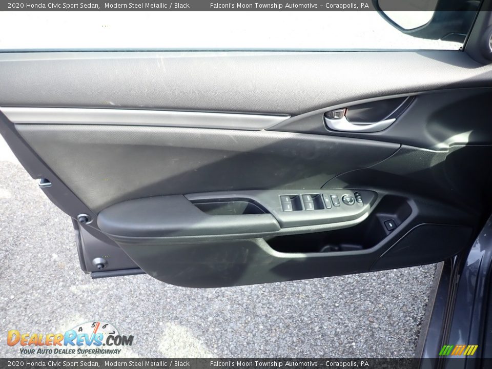 2020 Honda Civic Sport Sedan Modern Steel Metallic / Black Photo #11