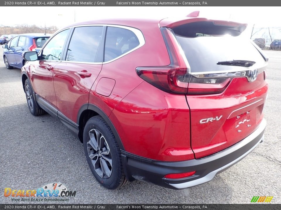 2020 Honda CR-V EX-L AWD Radiant Red Metallic / Gray Photo #2