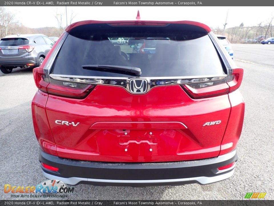 2020 Honda CR-V EX-L AWD Radiant Red Metallic / Gray Photo #3