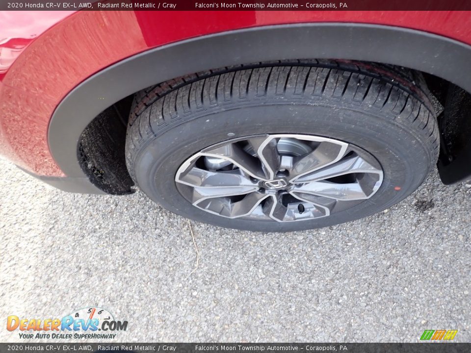 2020 Honda CR-V EX-L AWD Radiant Red Metallic / Gray Photo #7