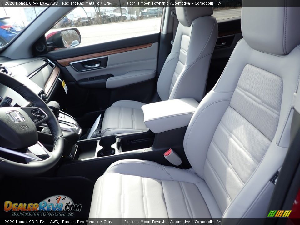 2020 Honda CR-V EX-L AWD Radiant Red Metallic / Gray Photo #8