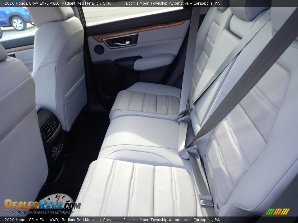 2020 Honda CR-V EX-L AWD Radiant Red Metallic / Gray Photo #9