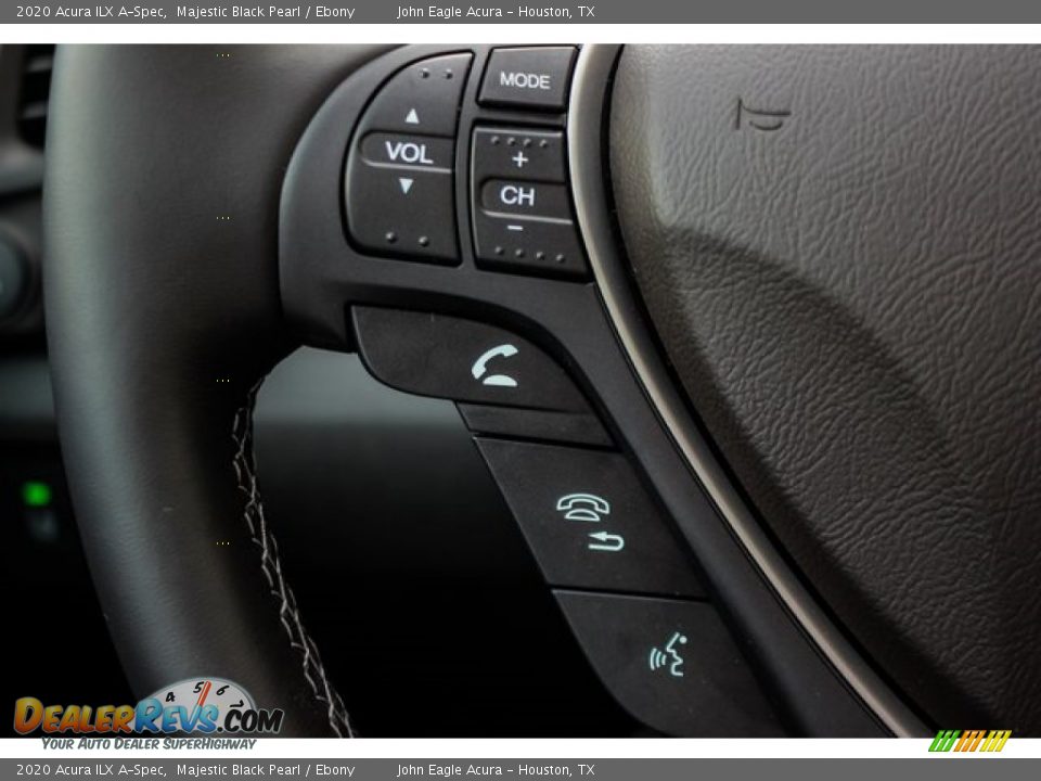 2020 Acura ILX A-Spec Majestic Black Pearl / Ebony Photo #32