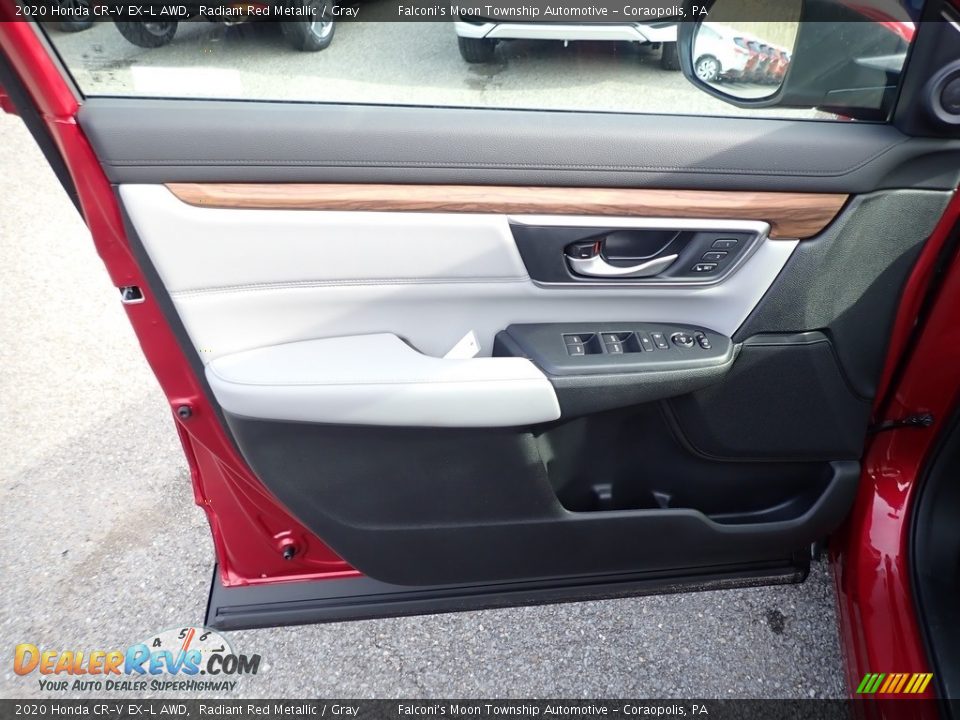 2020 Honda CR-V EX-L AWD Radiant Red Metallic / Gray Photo #11