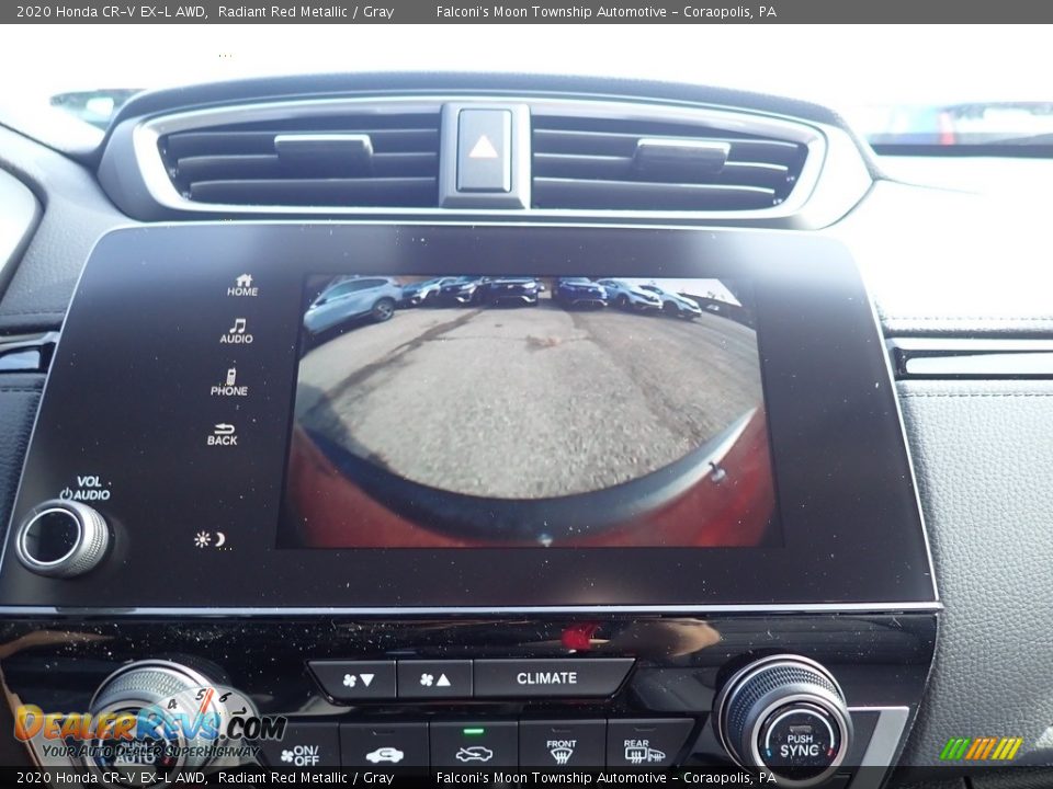 2020 Honda CR-V EX-L AWD Radiant Red Metallic / Gray Photo #15