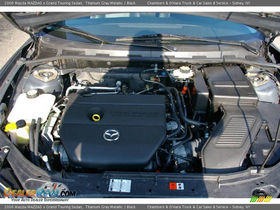 2006 Mazda MAZDA3 s Grand Touring Sedan Titanium Gray Metallic / Black Photo #17