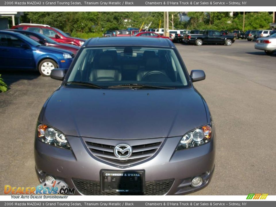 2006 Mazda MAZDA3 s Grand Touring Sedan Titanium Gray Metallic / Black Photo #18