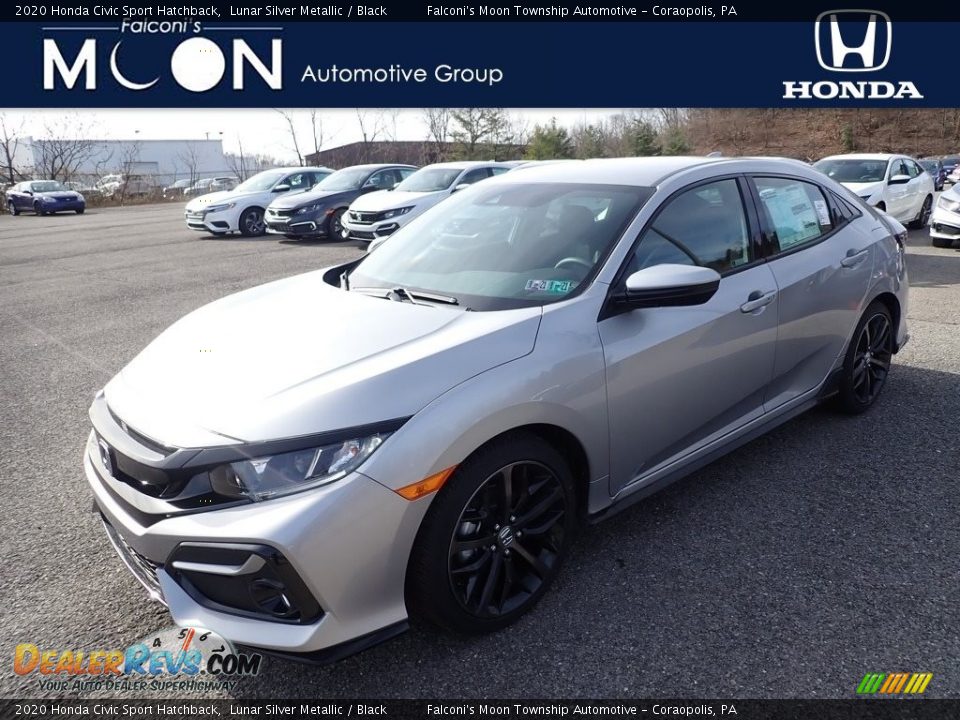 2020 Honda Civic Sport Hatchback Lunar Silver Metallic / Black Photo #1