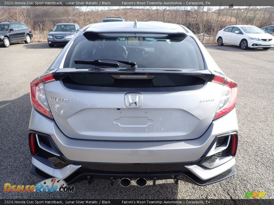 2020 Honda Civic Sport Hatchback Lunar Silver Metallic / Black Photo #3