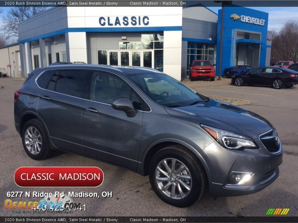 2020 Buick Envision Essence AWD Satin Steel Metallic / Ebony Photo #1