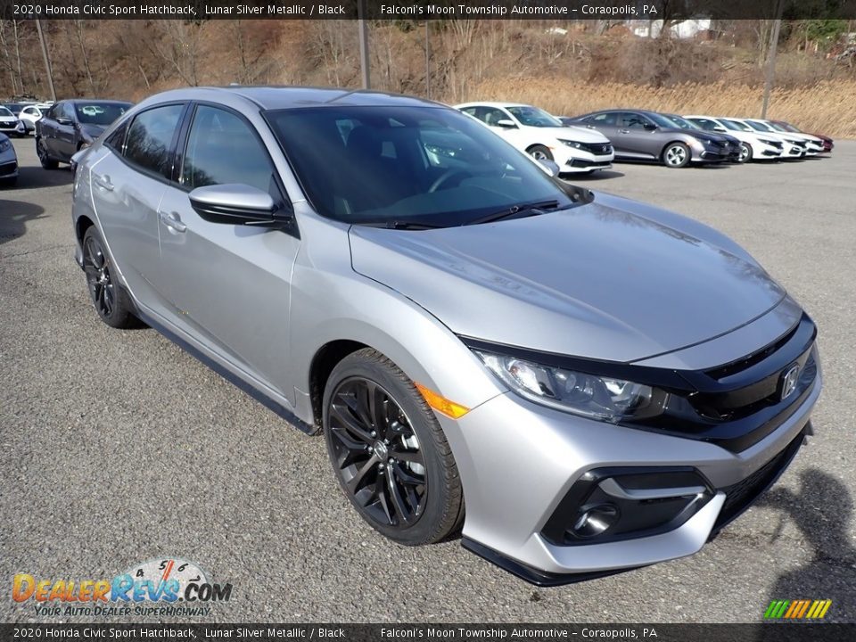 Front 3/4 View of 2020 Honda Civic Sport Hatchback Photo #5