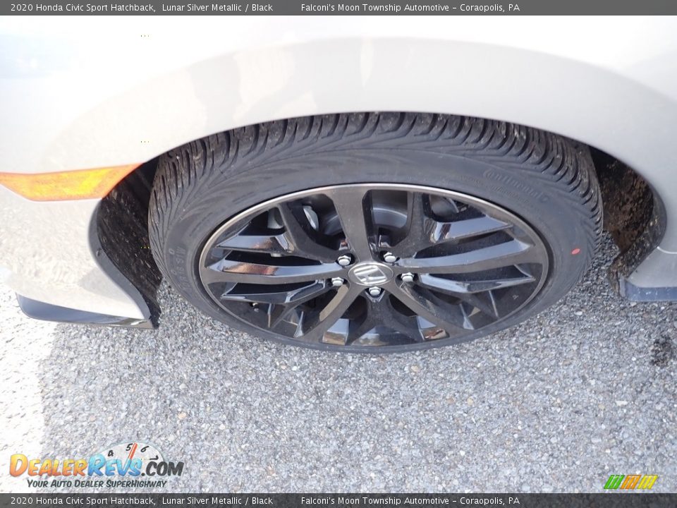 2020 Honda Civic Sport Hatchback Lunar Silver Metallic / Black Photo #7