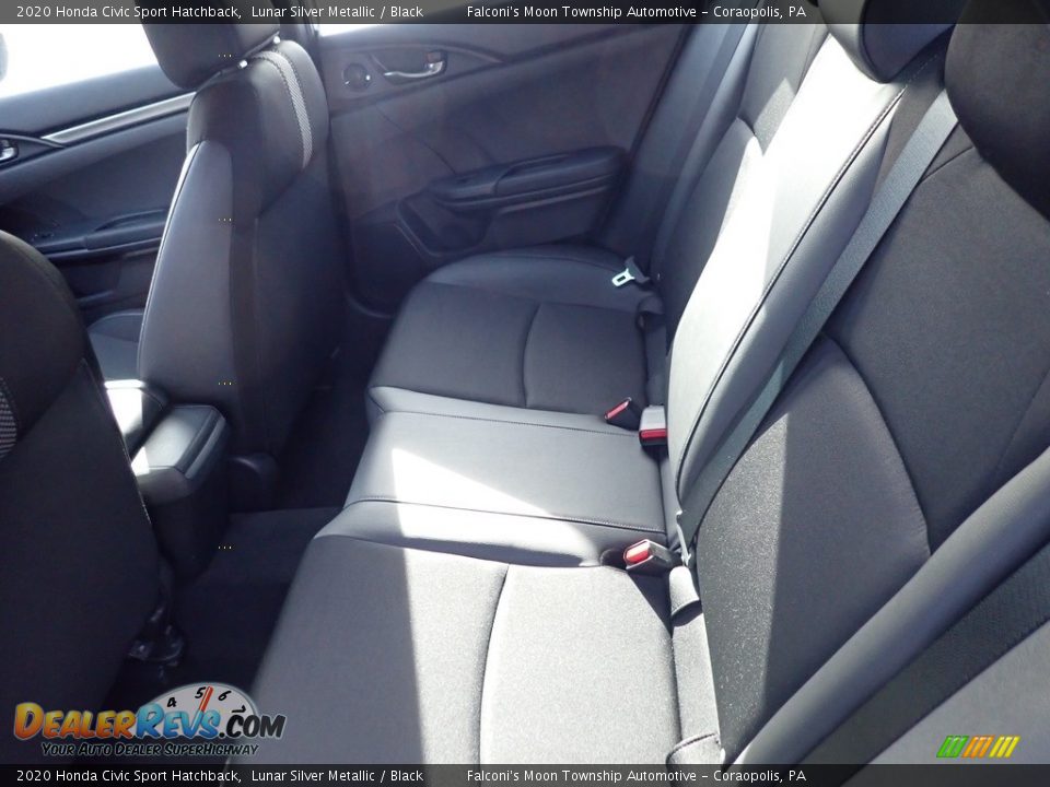 2020 Honda Civic Sport Hatchback Lunar Silver Metallic / Black Photo #9
