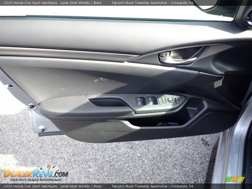 2020 Honda Civic Sport Hatchback Lunar Silver Metallic / Black Photo #11