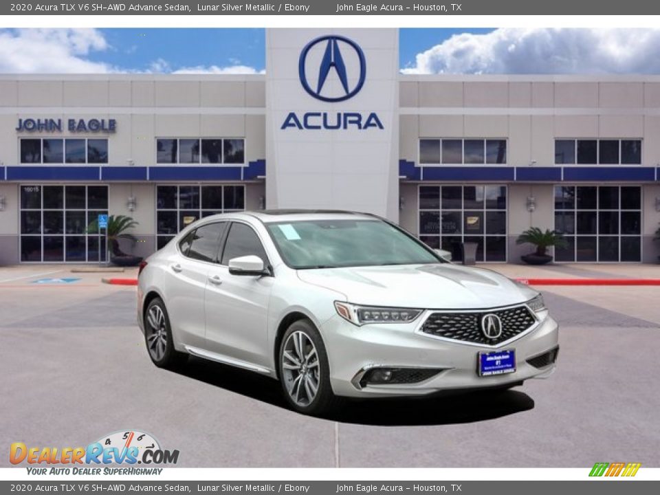 2020 Acura TLX V6 SH-AWD Advance Sedan Lunar Silver Metallic / Ebony Photo #1