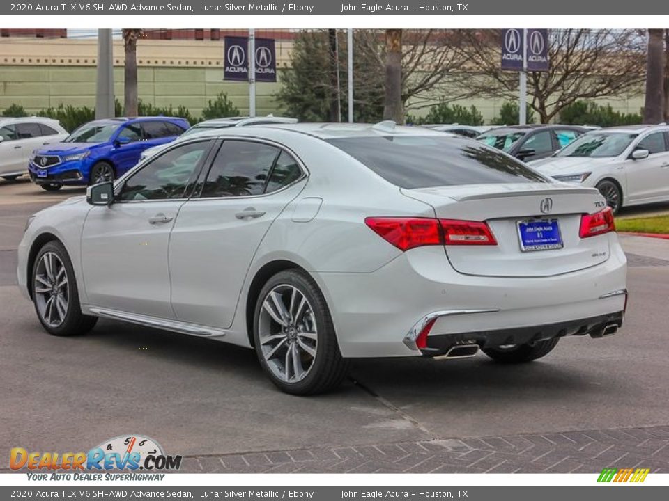 2020 Acura TLX V6 SH-AWD Advance Sedan Lunar Silver Metallic / Ebony Photo #5