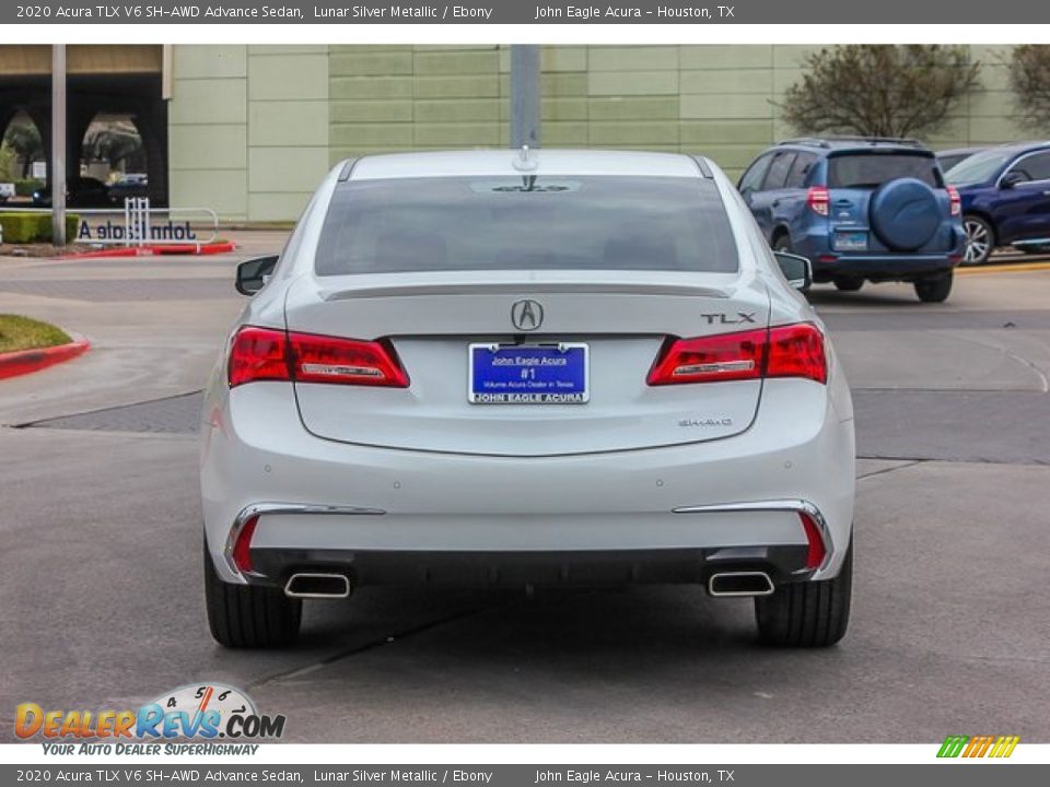 2020 Acura TLX V6 SH-AWD Advance Sedan Lunar Silver Metallic / Ebony Photo #6