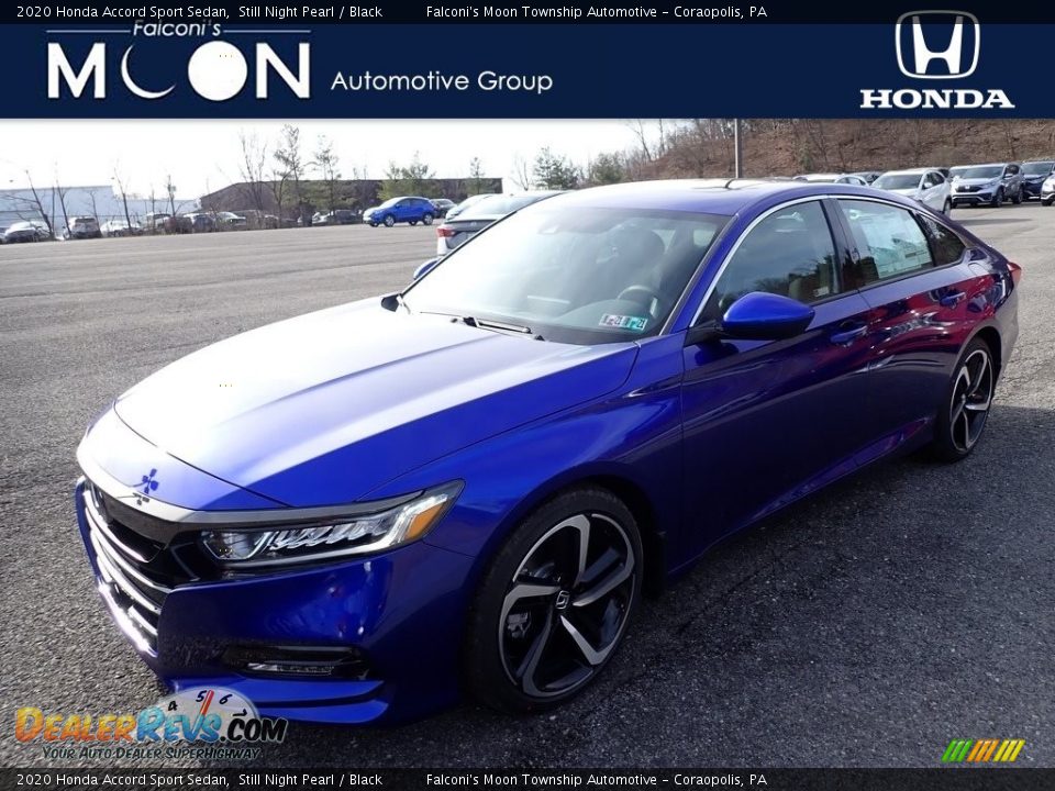 2020 Honda Accord Sport Sedan Still Night Pearl / Black Photo #1