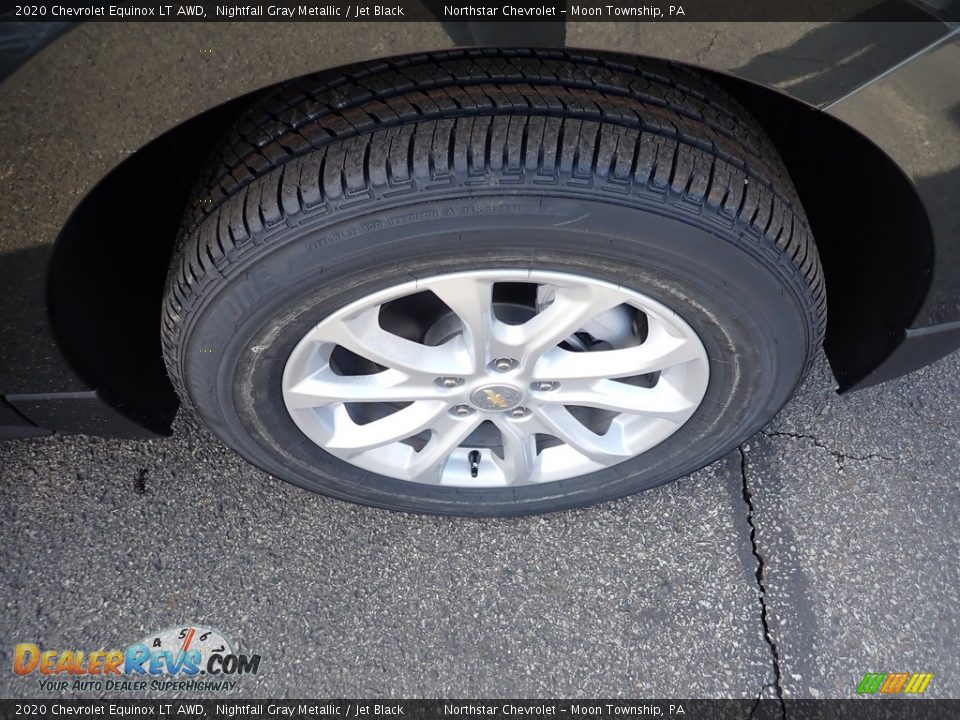 2020 Chevrolet Equinox LT AWD Nightfall Gray Metallic / Jet Black Photo #8