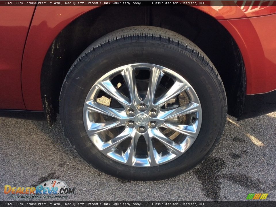 2020 Buick Enclave Premium AWD Red Quartz Tintcoat / Dark Galvinized/Ebony Photo #9