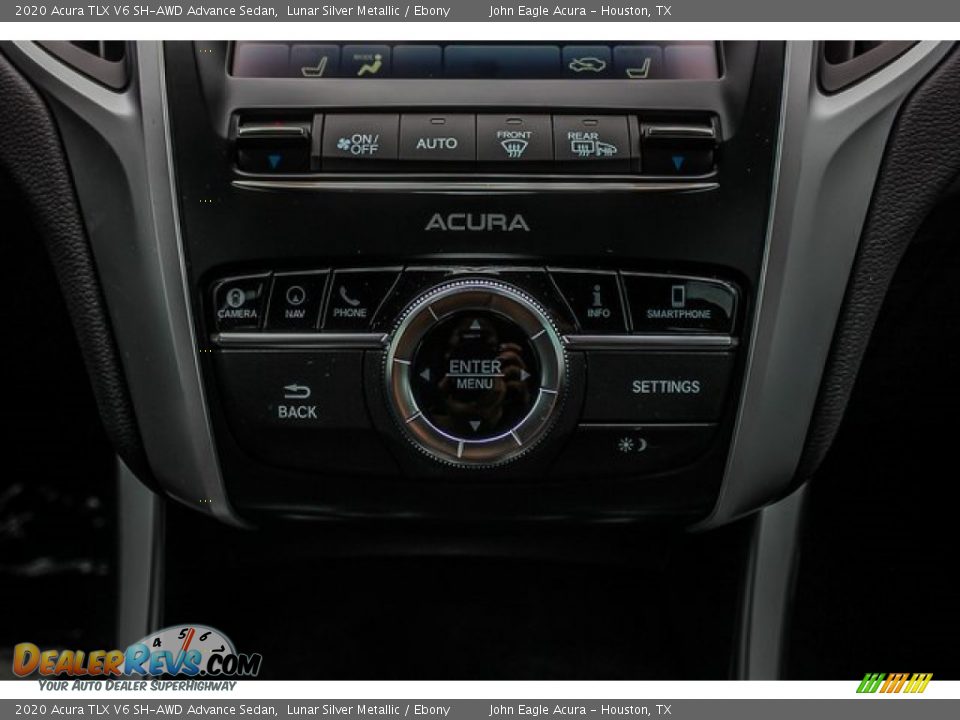 2020 Acura TLX V6 SH-AWD Advance Sedan Lunar Silver Metallic / Ebony Photo #30