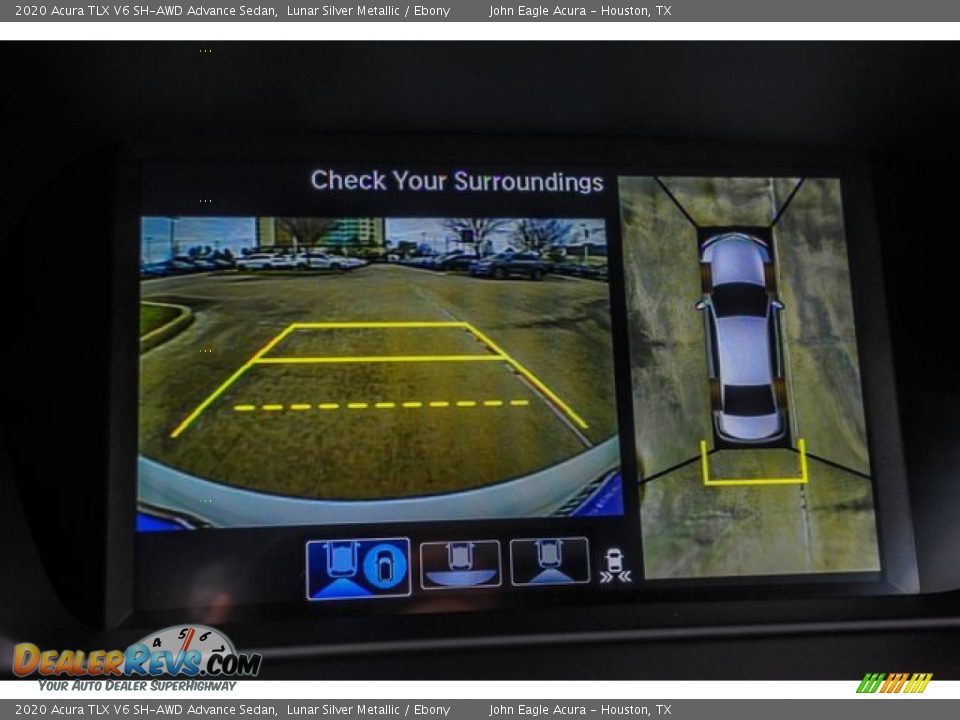 2020 Acura TLX V6 SH-AWD Advance Sedan Lunar Silver Metallic / Ebony Photo #32
