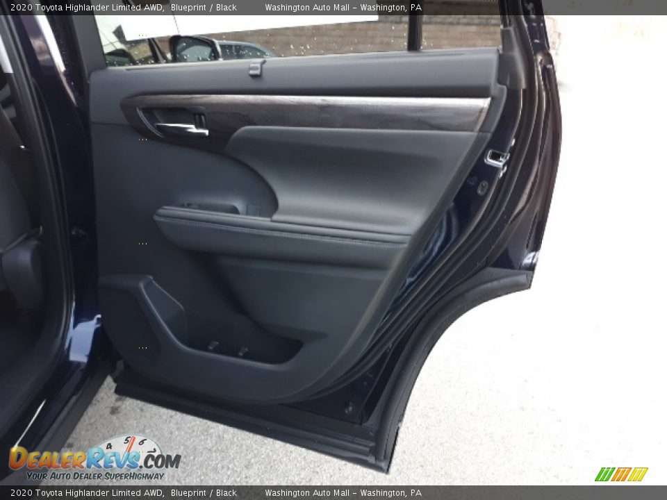 2020 Toyota Highlander Limited AWD Blueprint / Black Photo #19