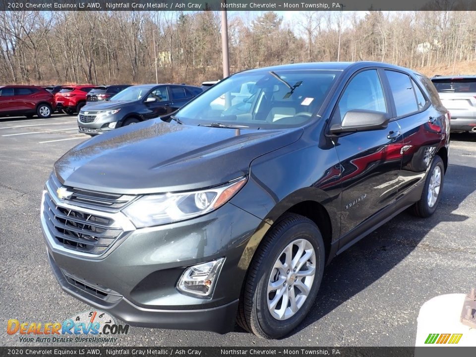 2020 Chevrolet Equinox LS AWD Nightfall Gray Metallic / Ash Gray Photo #1