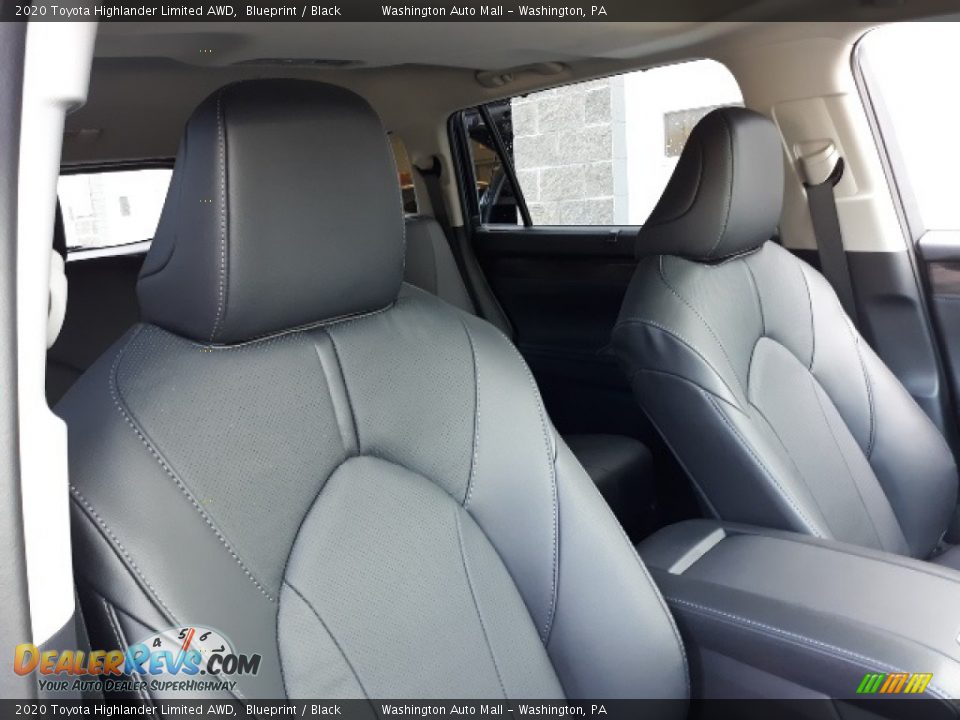 2020 Toyota Highlander Limited AWD Blueprint / Black Photo #22