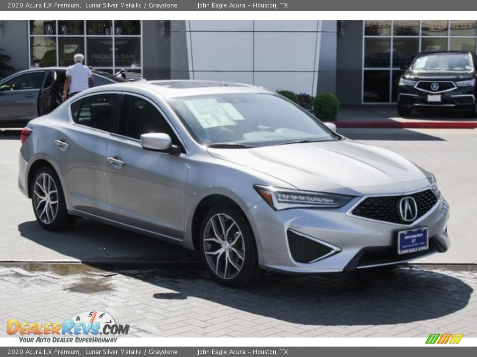 2020 Acura ILX Premium Lunar Silver Metallic / Graystone Photo #2