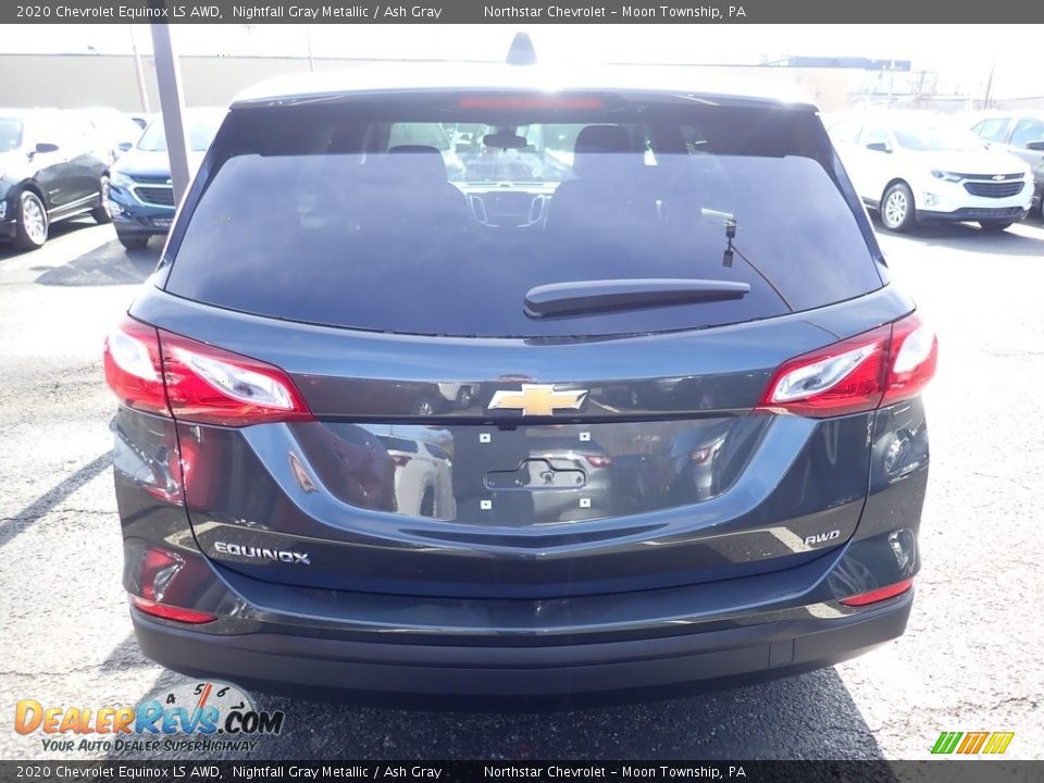 2020 Chevrolet Equinox LS AWD Nightfall Gray Metallic / Ash Gray Photo #3