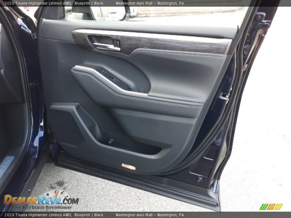 2020 Toyota Highlander Limited AWD Blueprint / Black Photo #24