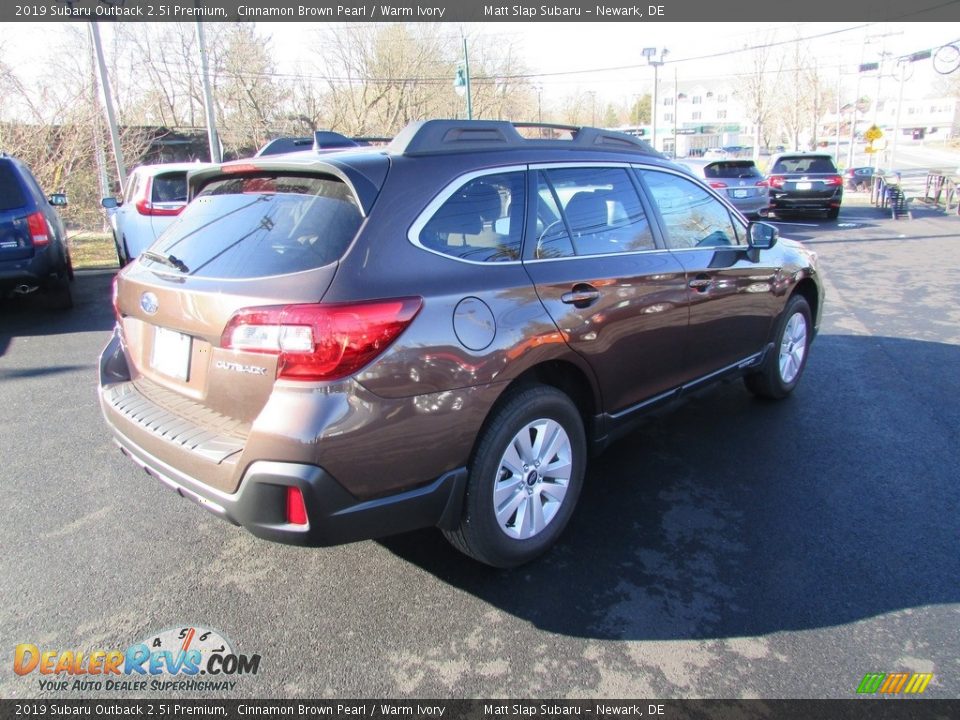 2019 Subaru Outback 2.5i Premium Cinnamon Brown Pearl / Warm Ivory Photo #6