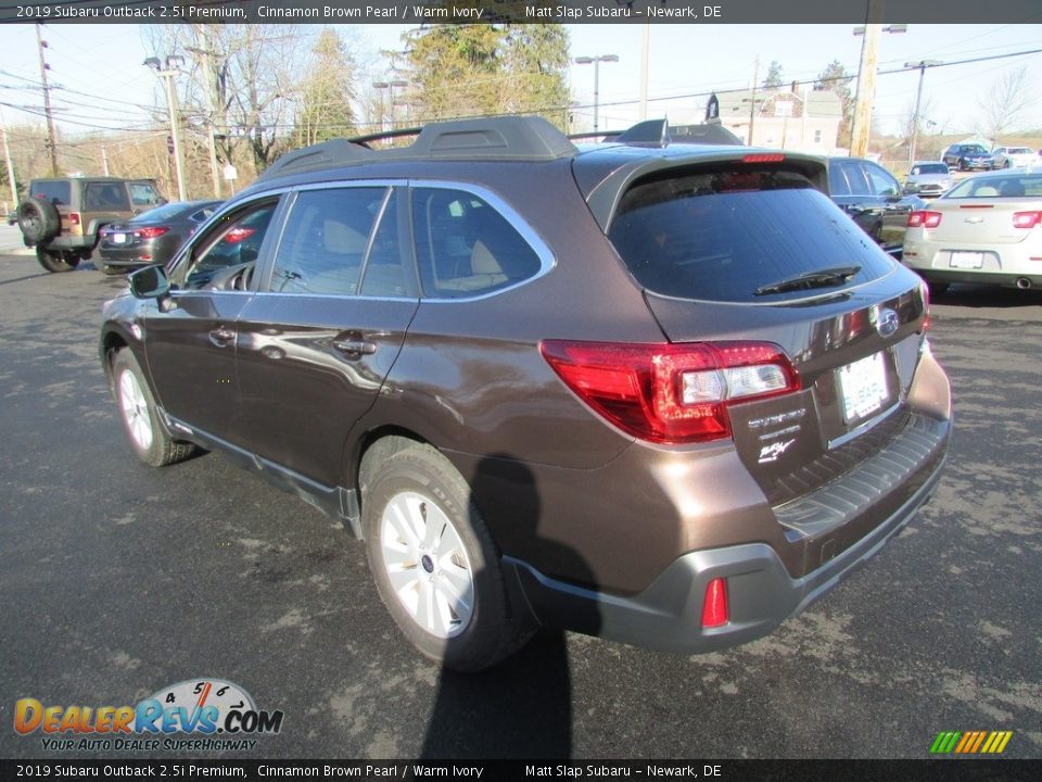 2019 Subaru Outback 2.5i Premium Cinnamon Brown Pearl / Warm Ivory Photo #8