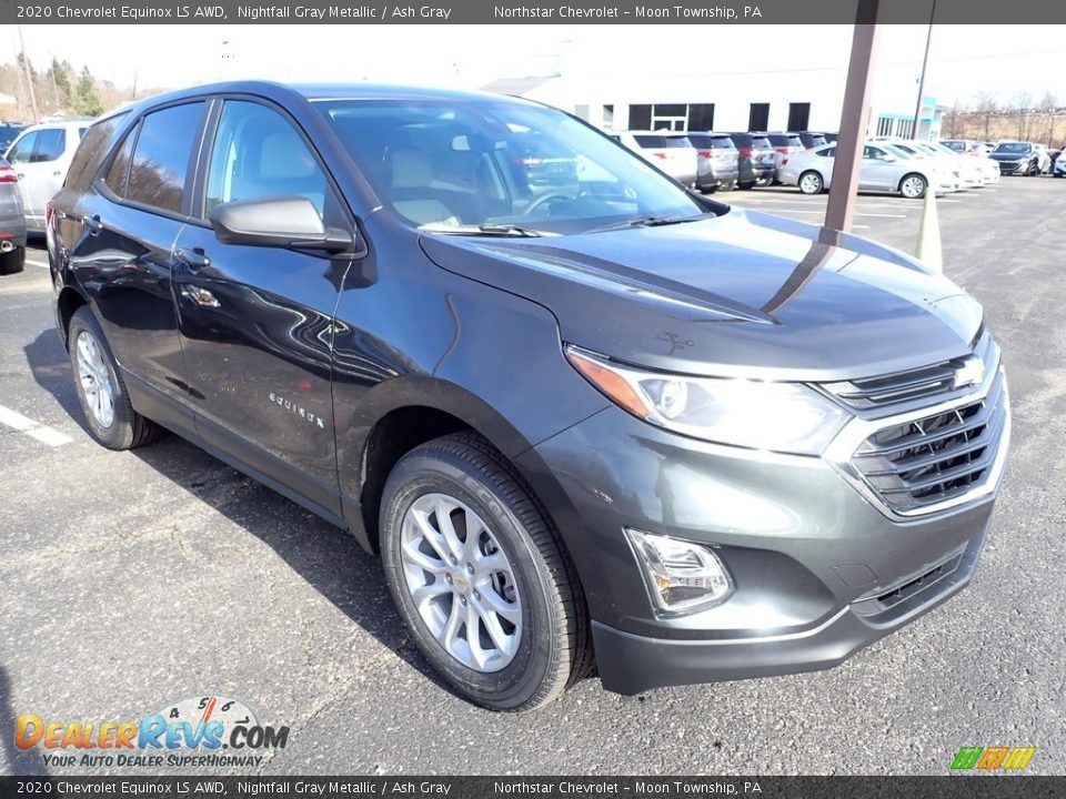 2020 Chevrolet Equinox LS AWD Nightfall Gray Metallic / Ash Gray Photo #6