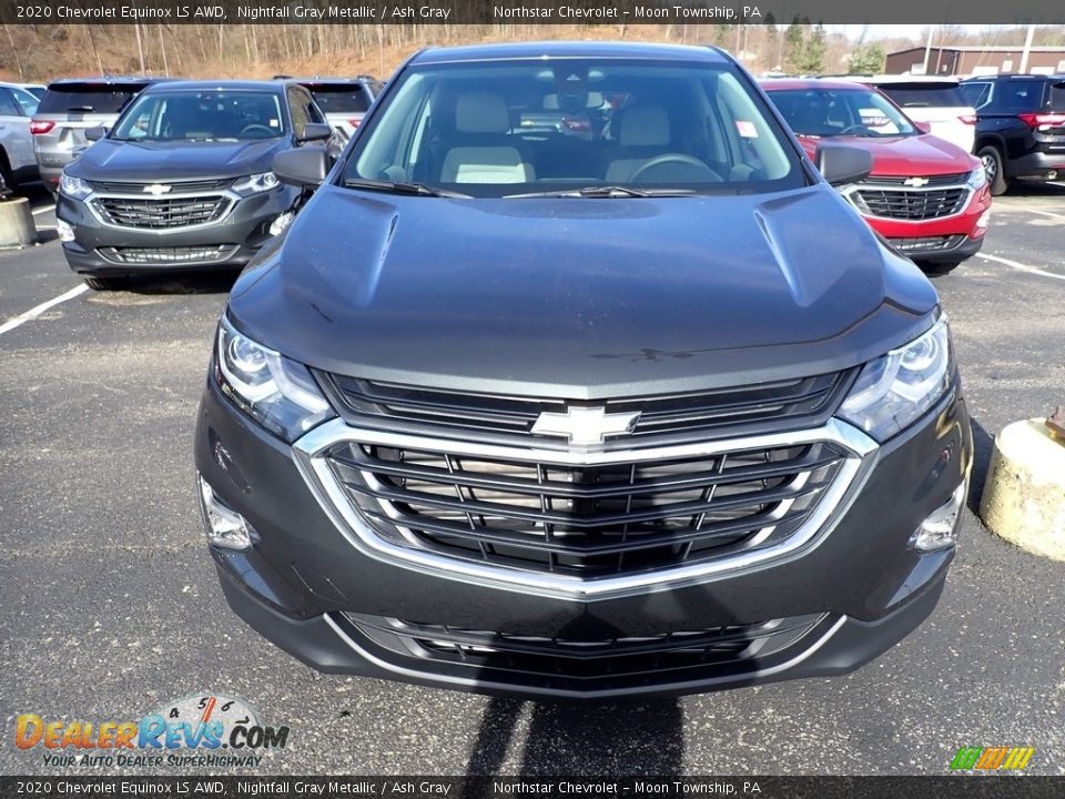 2020 Chevrolet Equinox LS AWD Nightfall Gray Metallic / Ash Gray Photo #7