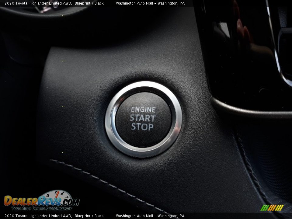 2020 Toyota Highlander Limited AWD Blueprint / Black Photo #31