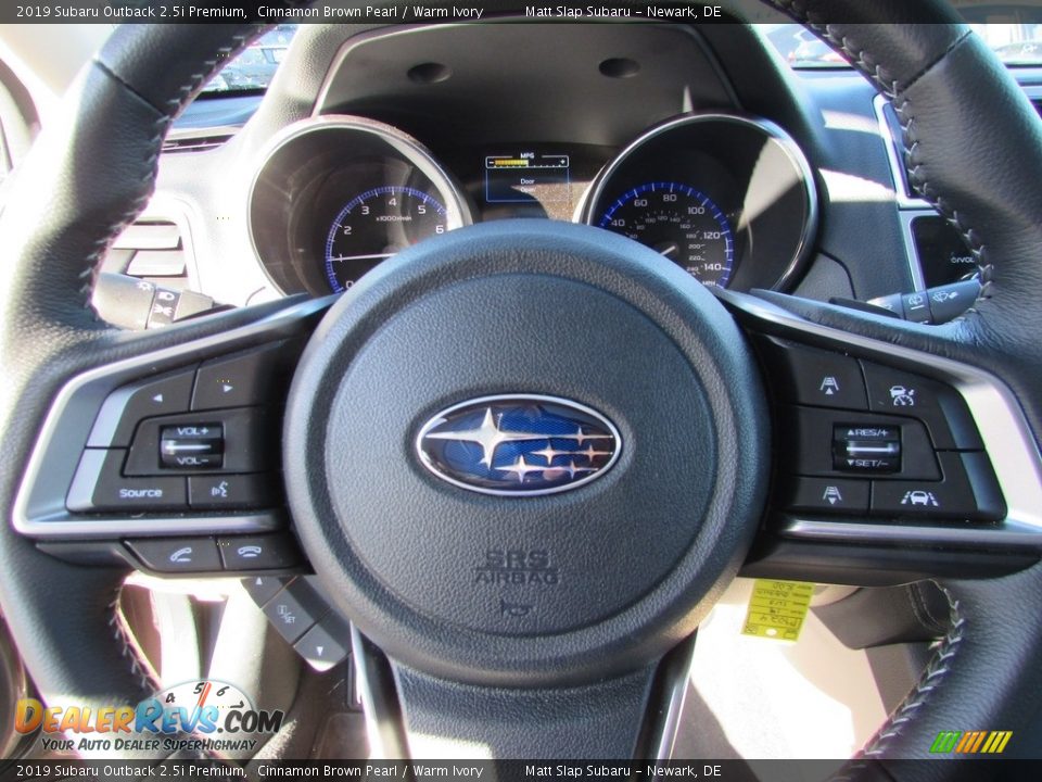 2019 Subaru Outback 2.5i Premium Cinnamon Brown Pearl / Warm Ivory Photo #11