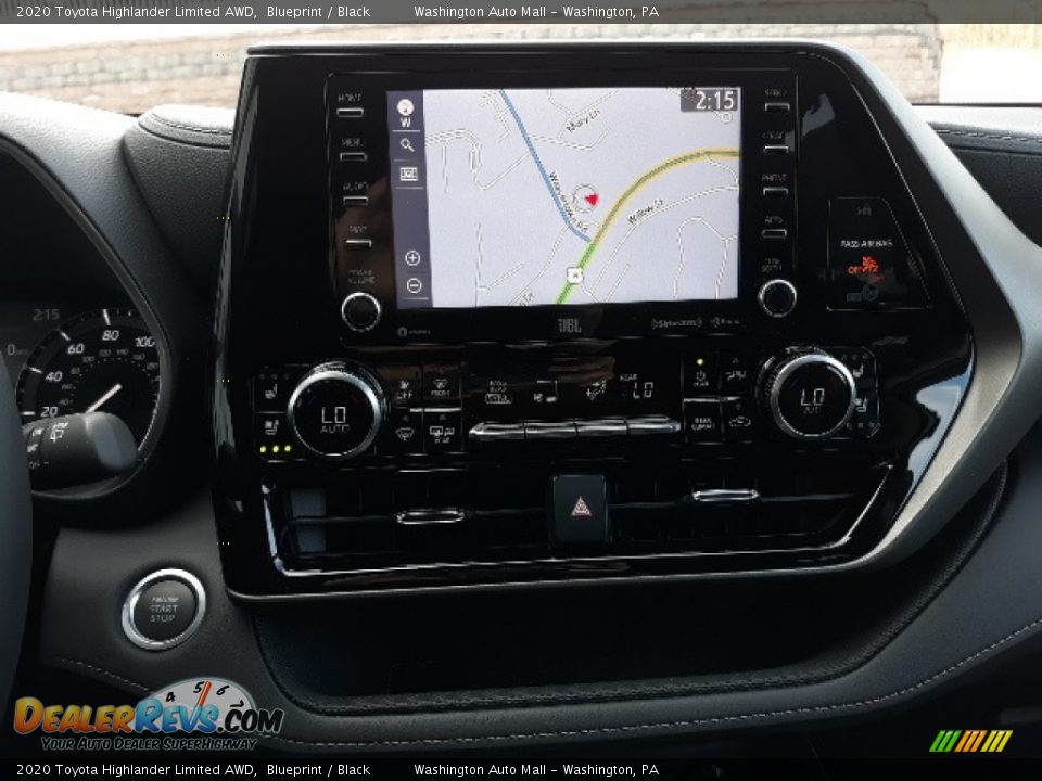 2020 Toyota Highlander Limited AWD Blueprint / Black Photo #32
