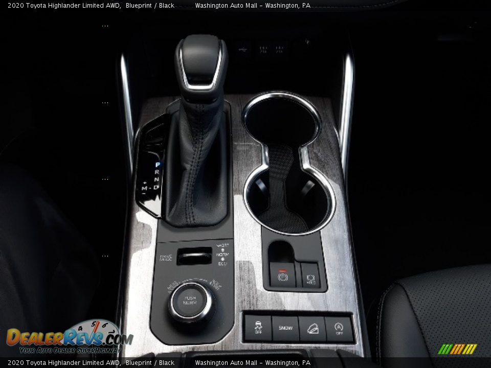 2020 Toyota Highlander Limited AWD Blueprint / Black Photo #33