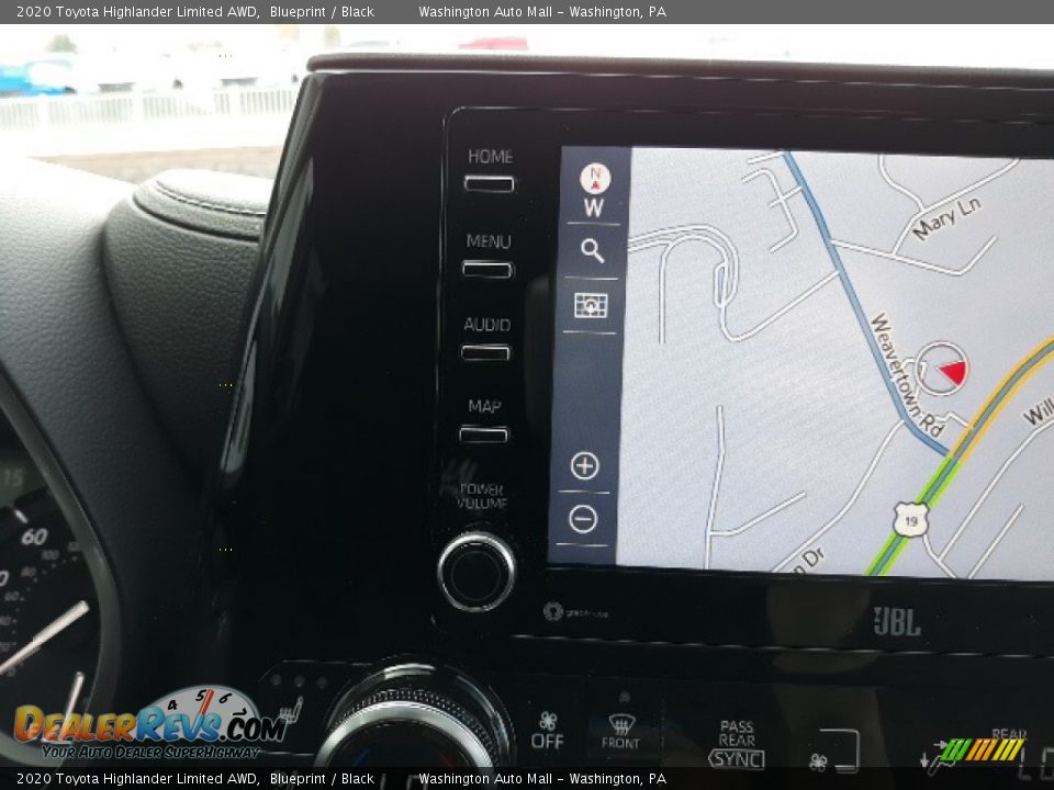 2020 Toyota Highlander Limited AWD Blueprint / Black Photo #34