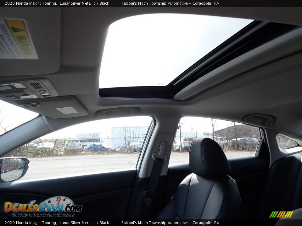 2020 Honda Insight Touring Lunar Silver Metallic / Black Photo #13