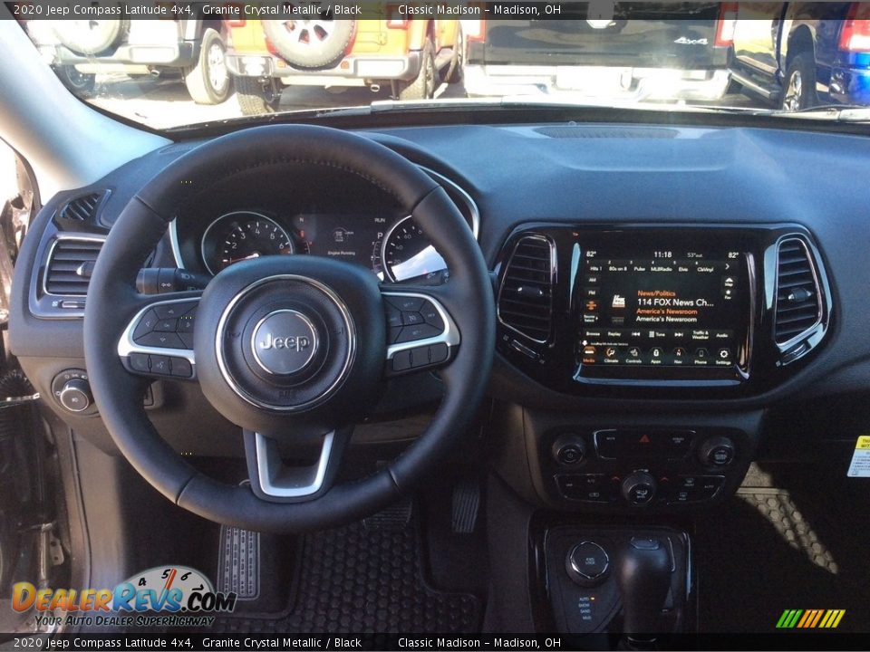 2020 Jeep Compass Latitude 4x4 Granite Crystal Metallic / Black Photo #3