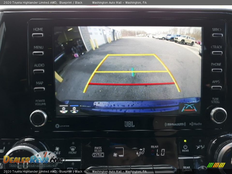 2020 Toyota Highlander Limited AWD Blueprint / Black Photo #35