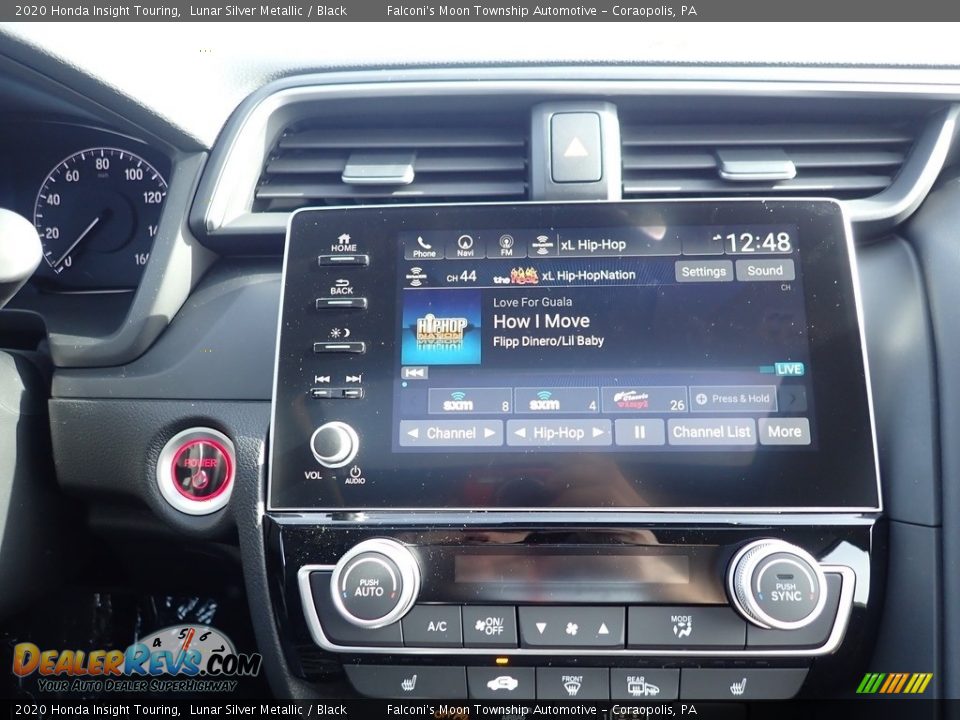 2020 Honda Insight Touring Lunar Silver Metallic / Black Photo #14