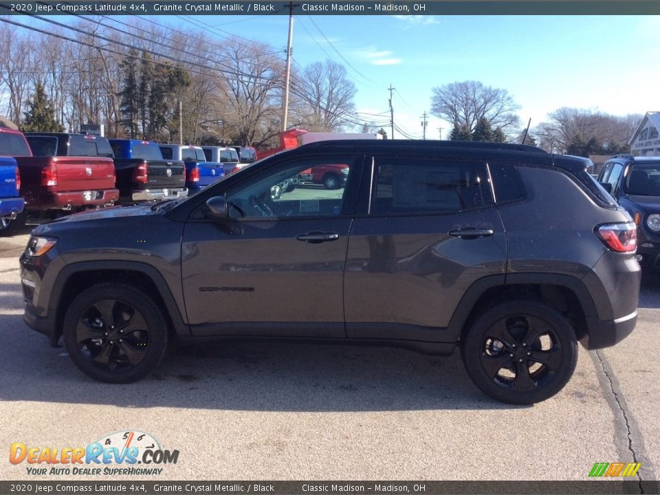 2020 Jeep Compass Latitude 4x4 Granite Crystal Metallic / Black Photo #6